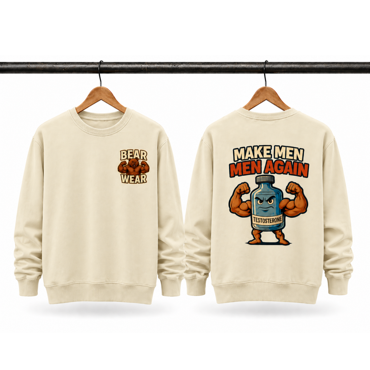 Bear Jumper - Cream