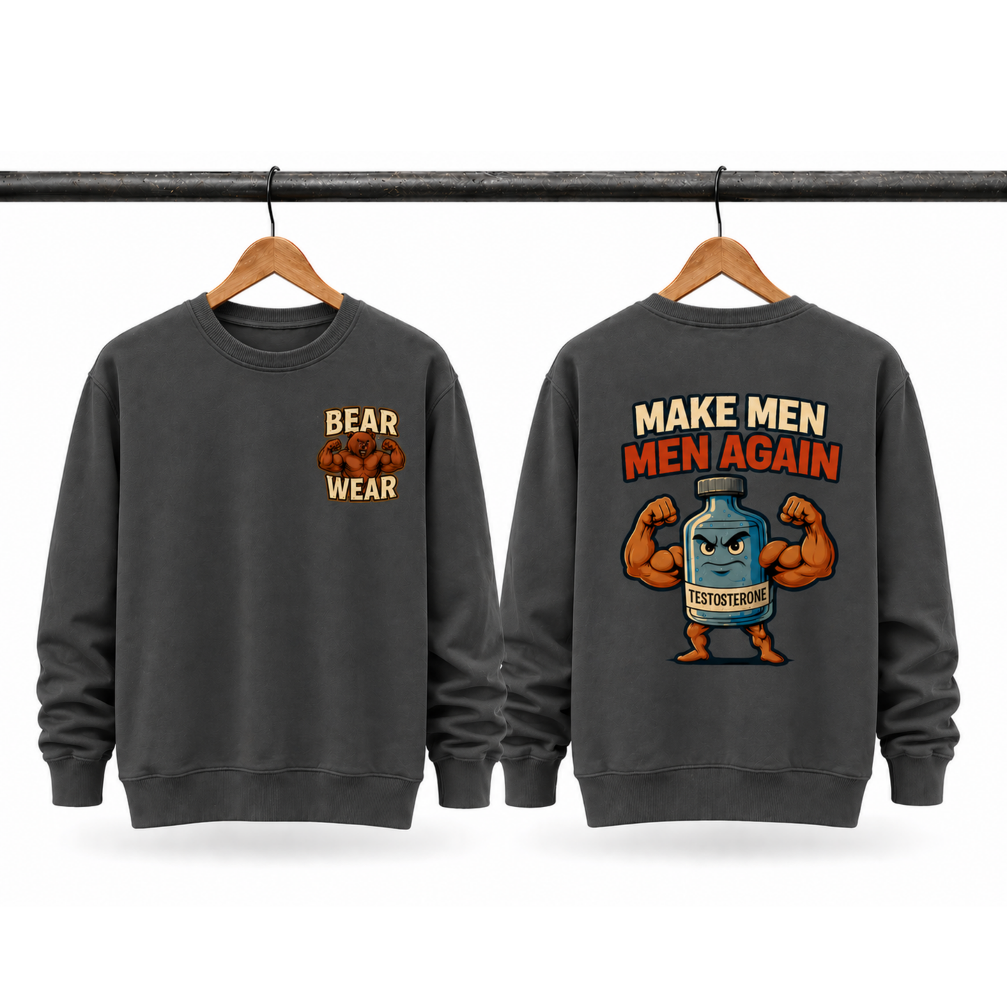 Bear Jumper - Grey