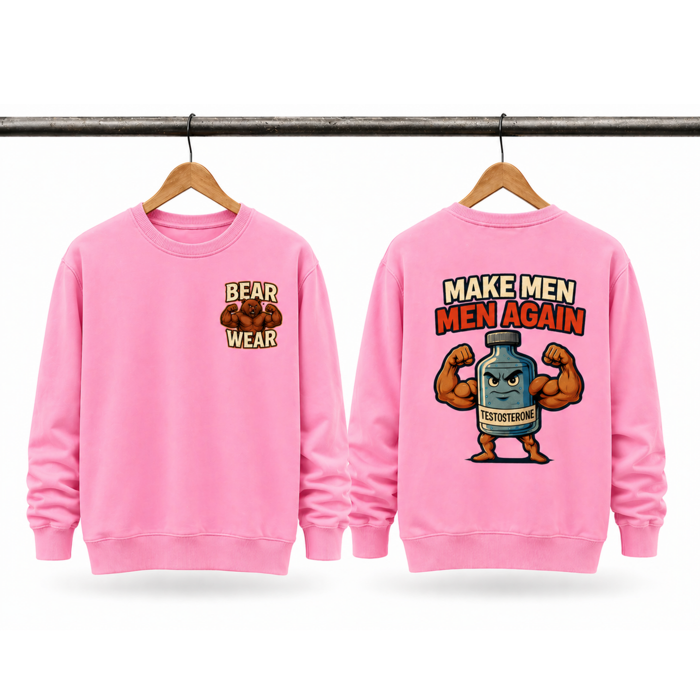 Bear Jumper - Pink
