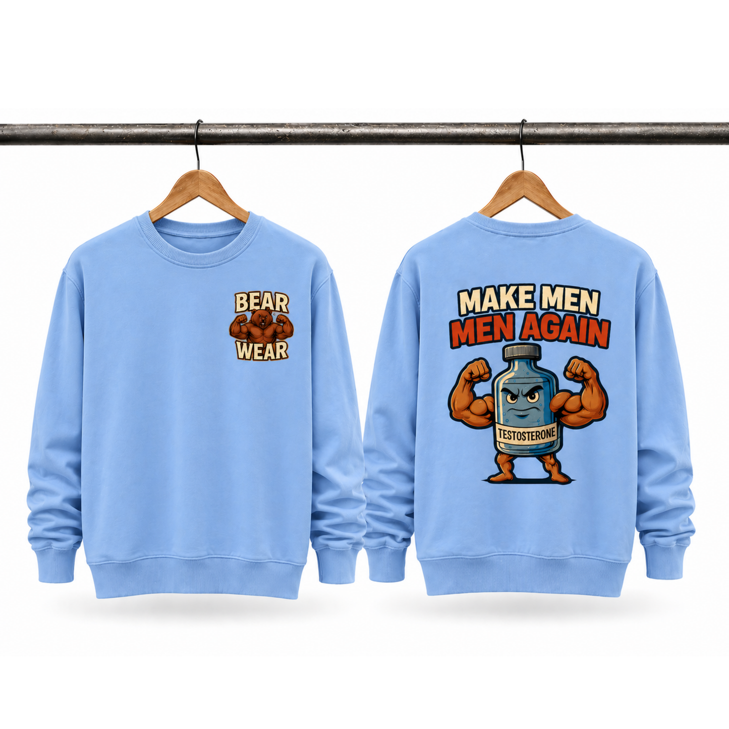 Bear Jumper - Light Blue