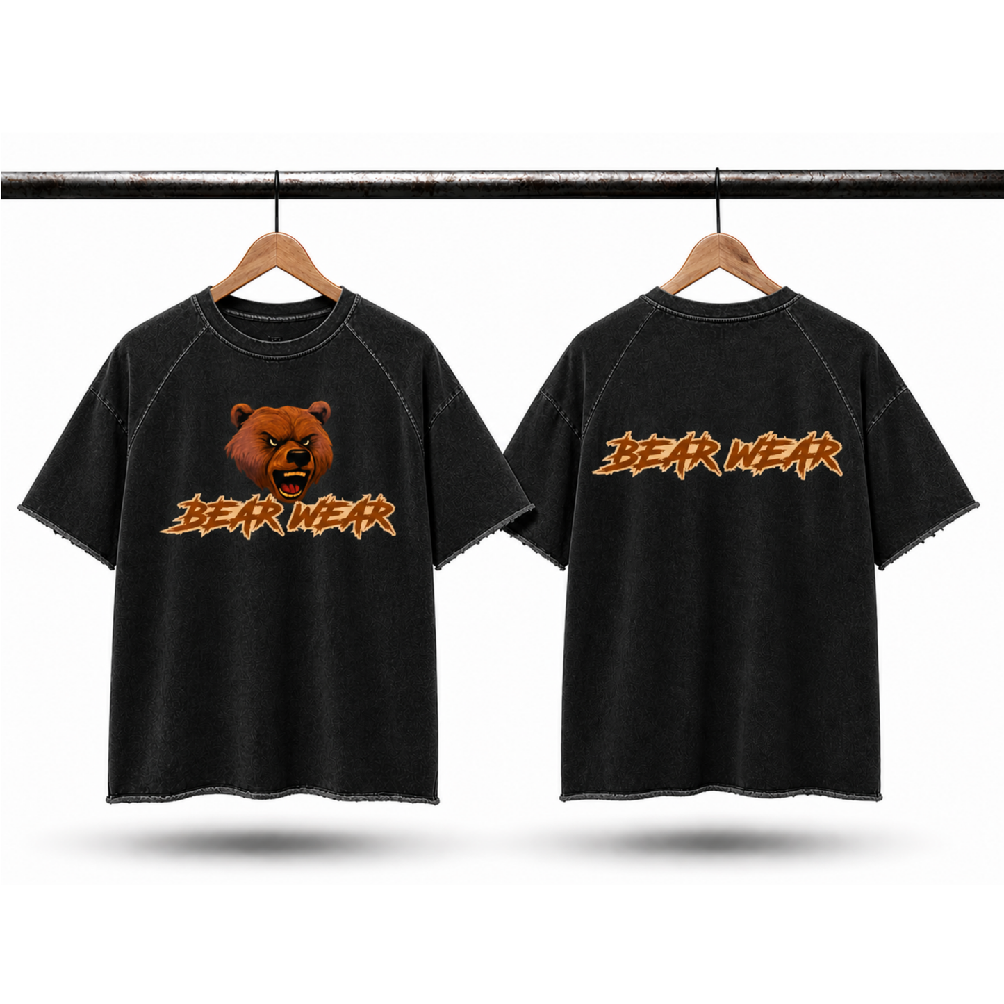 Bear Wear T Shirt - Black