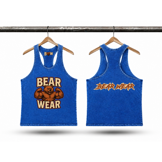 Bear Wear Stringer Vest - Blue