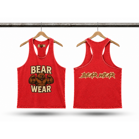 Bear Wear Stringer Vest - Red